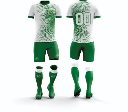 Birchgrove Football Kit White & Green