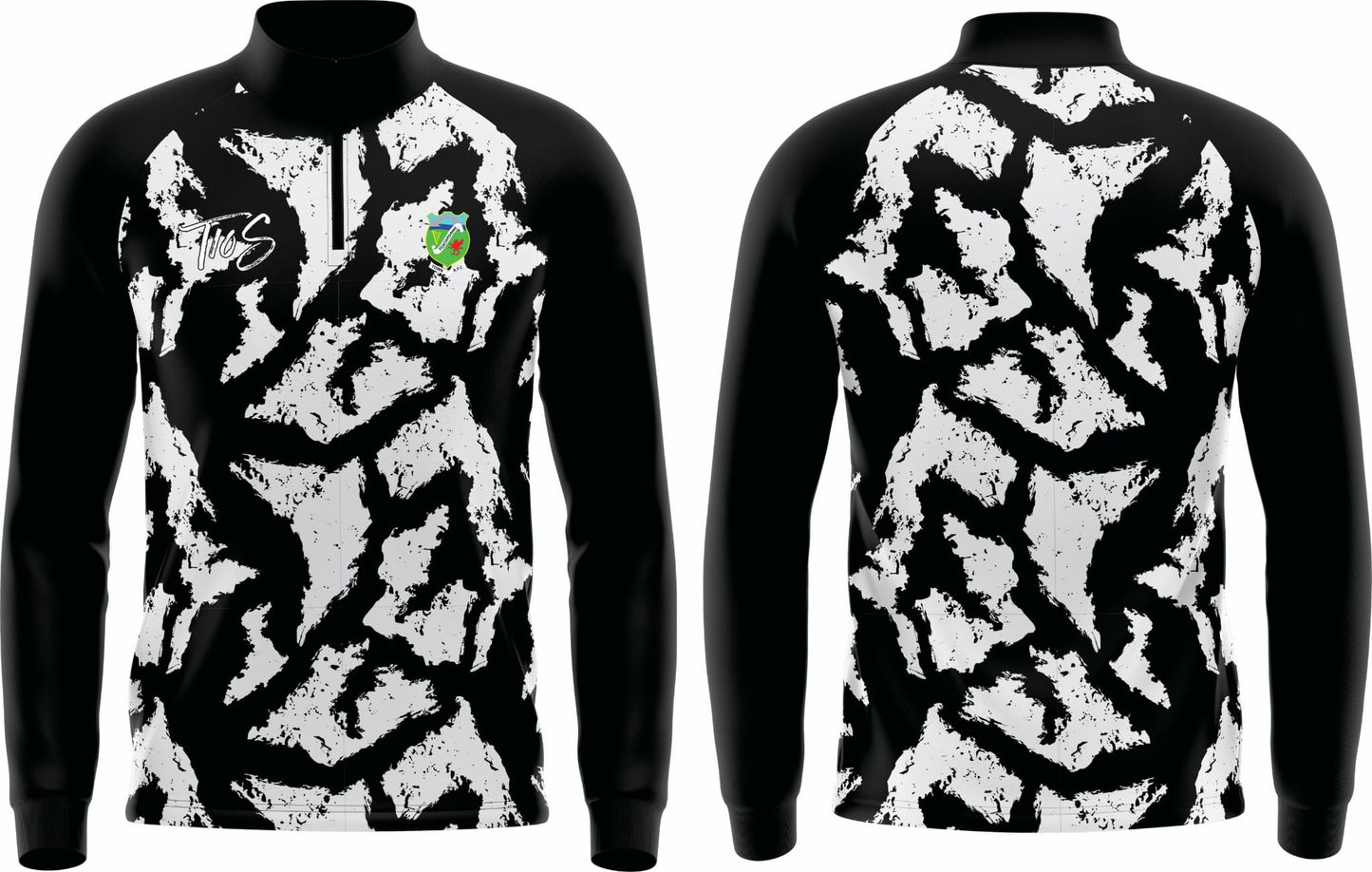 Pontardawe 1/3 Zip Tracksuit Top