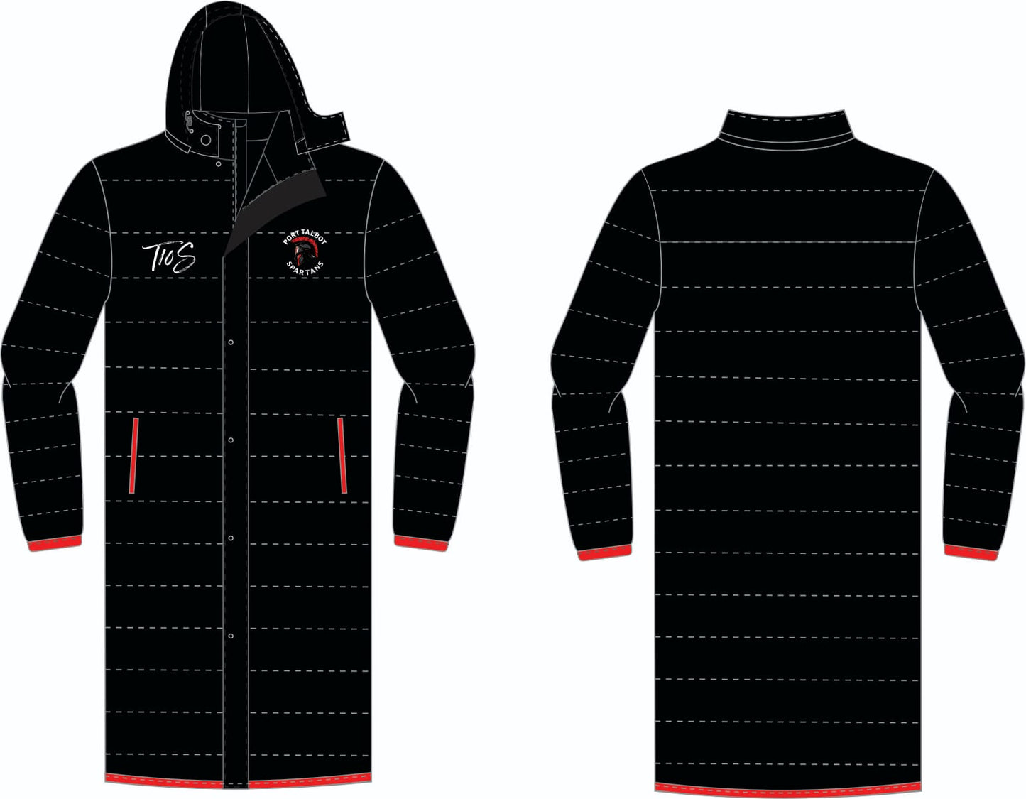 Port Talbot Spartans Managers Jacket