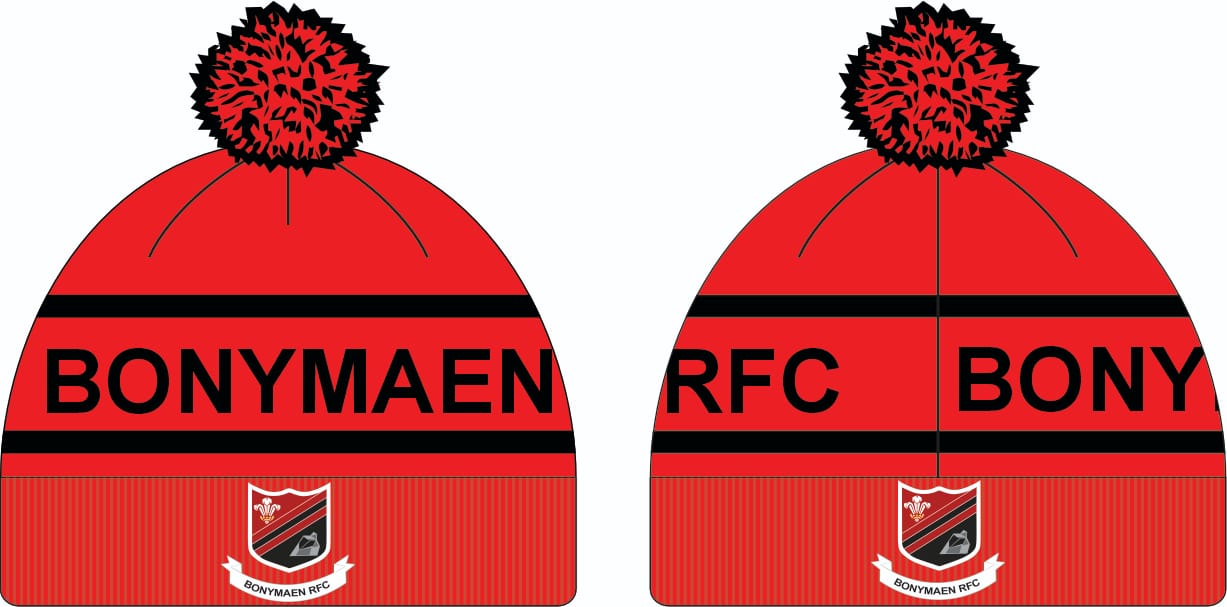 Bonymaen RFC Bobble hat