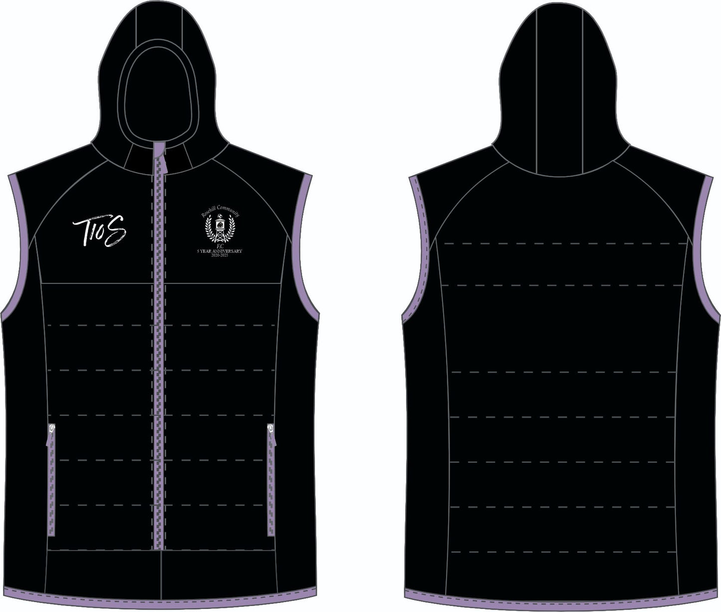 Rosehill Community Gilet With Hood