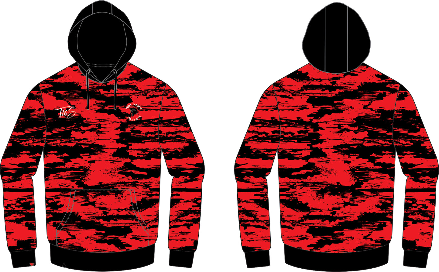 Port Talbot Spartans Sublimated Hoodie