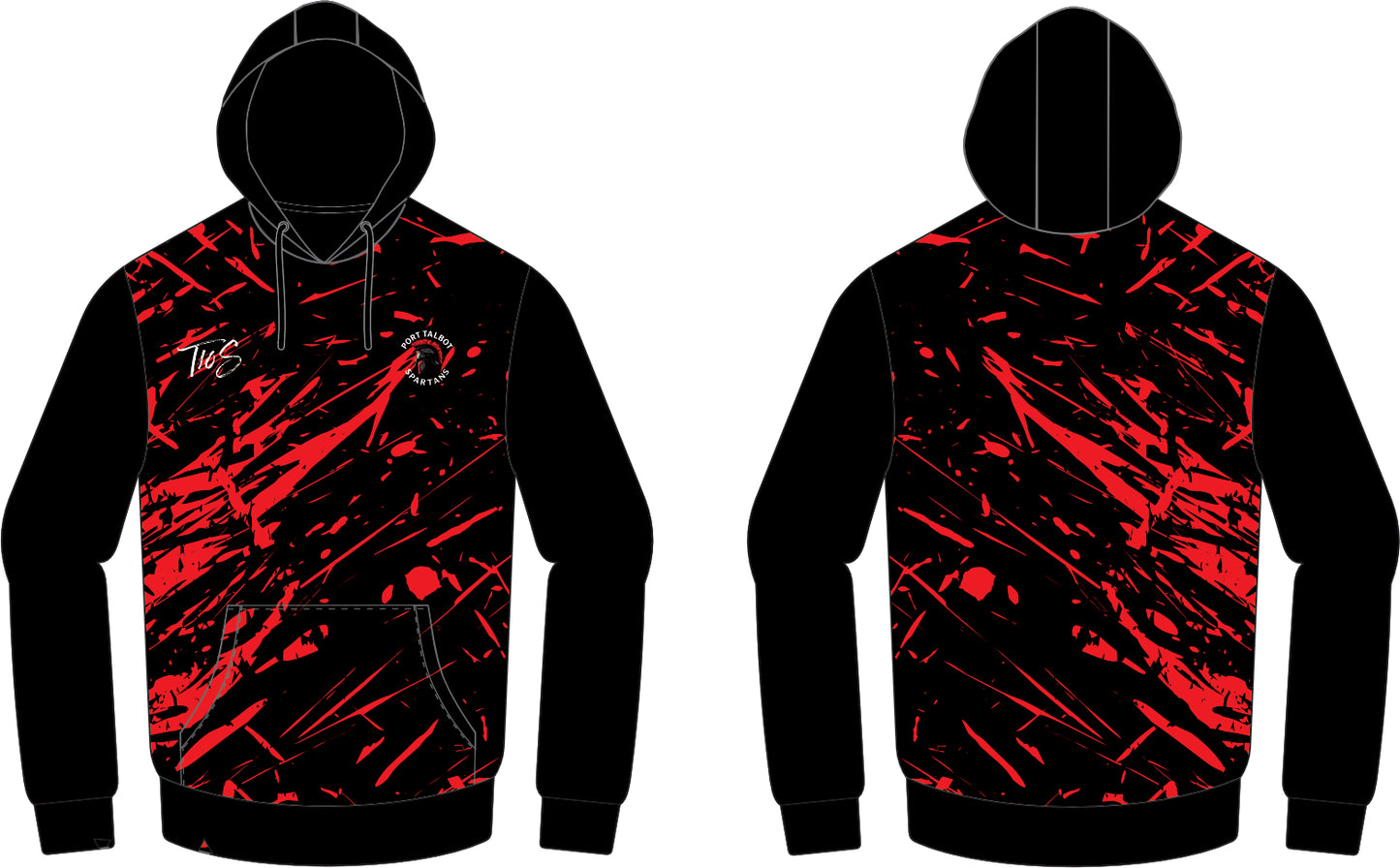 Port Talbot Spartans Sublimated Hoodie