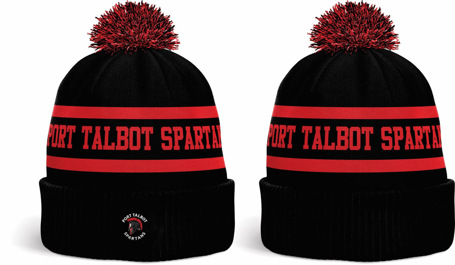Port Talbot Spartans Bobble Hat