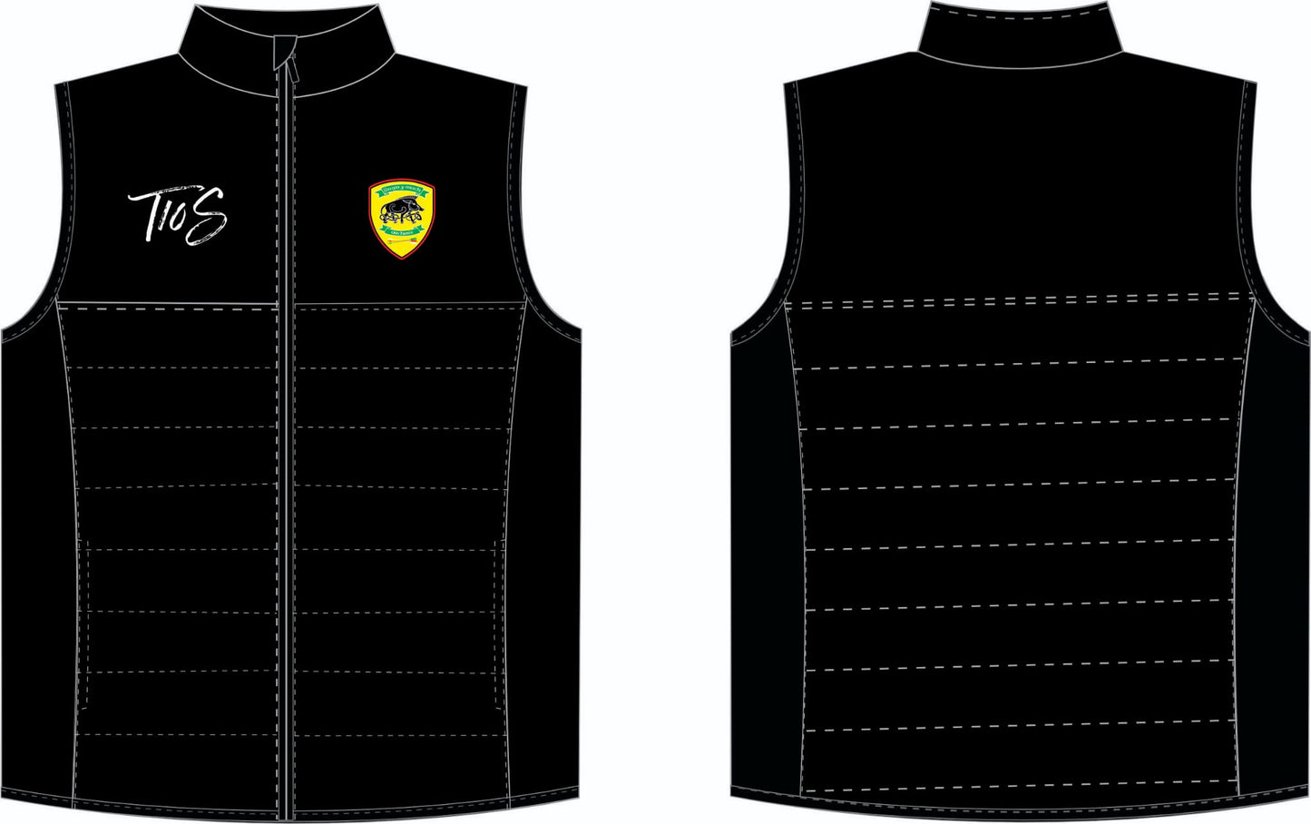 Llwyn y Moch Sleevless Padded jacket